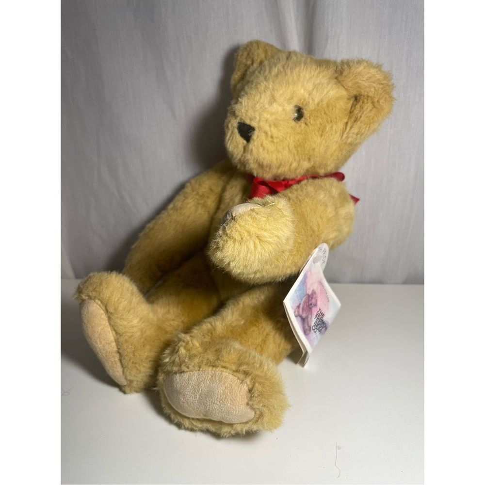 Vintage Posable Stuffed TeddyBear- Vermont Teddybear Company -Brown NEW 16”